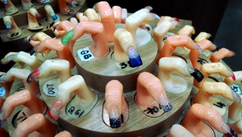 Nail "Art" at the 2nd Street Walmart in Reno, Nevada. Tuesday, 8 July 2014.