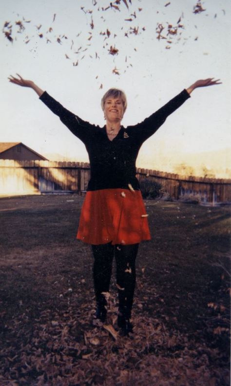 The poet herself, ca 2000.